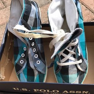 Multi colored high tops